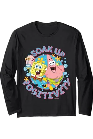 Spongebob Sponge Bob - Schwammkopf Gary Patrick Soak Up Positivity Langarmshirt