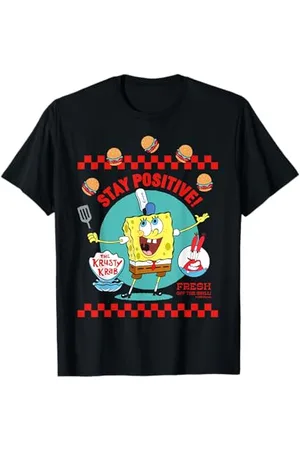 Spongebob Sponge Bob - Schwammkopf Stay Positive T-Shirt