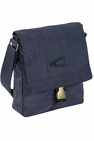 Camel Active Journey Herren Überschlagtasche Umhängetasche Mittelgroß Blau