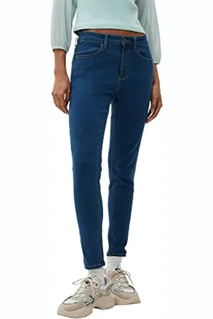 QS by s.Oliver Q/S by Damen Jeans-Hose, 7/8, Blau, 32 EU