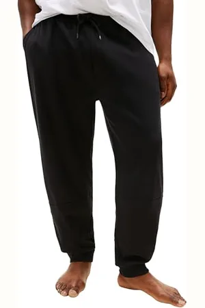 Tommy Hilfiger Herren Jogginghose Track Pant mit Logo, Schwarz (Black), 5XL