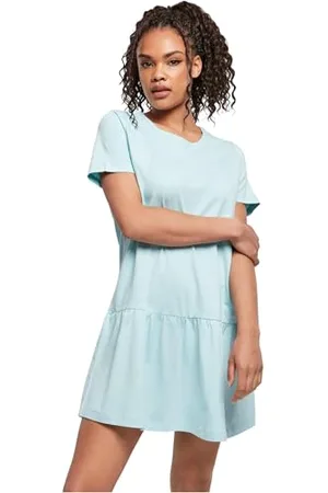 Urban classics Damen Ladies Valance Tee Dress Kleid, , S