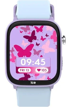 Ice-Watch Ice smart junior 3.0 FM Purple Soft Blue - Lila geolokalisierbare verbundene Uhr für Mädchen mit Silikonarmband - 024550 (1.75 Zoll)