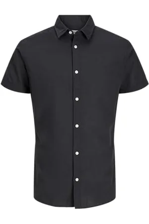 JACK & JONES Herren Jjebreeze Shirt Sn Pls Kurzarmhemd, , 4XL Große Größen EU