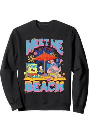 Spongebob Sponge Bob - Schwammkopf Sommer Meet Me At The Beach Patrick Sweatshirt