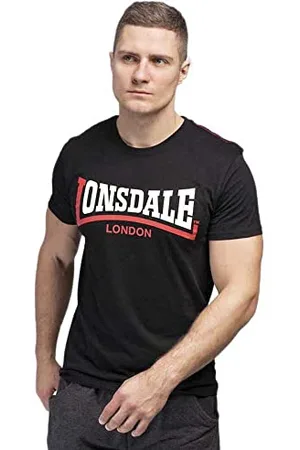 Lonsdale London Herren T-shirt Trägerhemd Two Tone Langarmshirt, , L EU