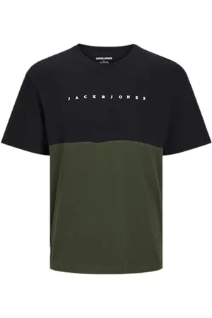 JACK & JONES Jjstar Jj Blocked Tee Ss Crew Neck Pls