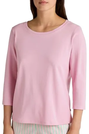 Calida Favourites Shirt mit 3/4-Arm Damen, aus Baumwolle, atmungsaktiv, lockerer Schnitt, pflegeleicht