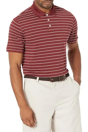 Amazon Herren Golf-Poloshirt, Schnell Trocknend, Schmale Passform, , L