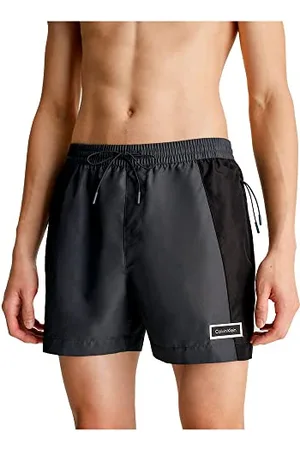 Calvin Klein Herren Badehose Medium Drawstring Lang, , L