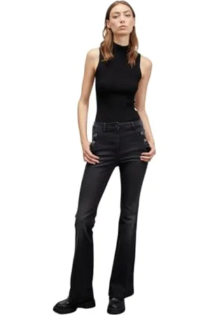 Motivi : Flare-Jeans mit Knopf-Motiv 48 Autum Winter 24