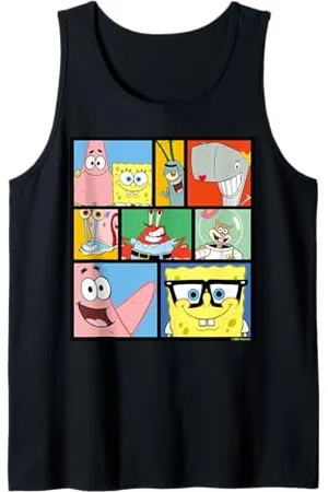 Spongebob Sponge Bob - Schwammkopf Charaktere Tank Top