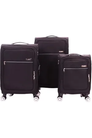 Condotti Casimir Koffer-Set, 3-teilig, weiche Schale, leicht, langlebig, Reisegepäck, Spinner-Räder, Verstellbarer Griff, TSA-Schloss, 55,9 cm, 71,1 cm, 81,3 cm, , , Small, Medium