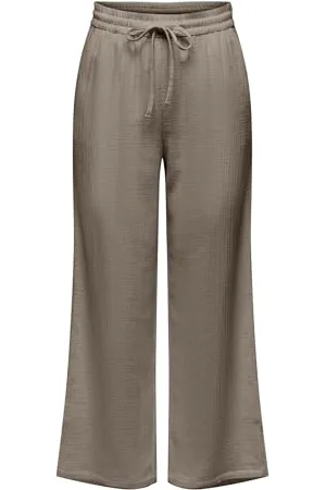 JDY Damen theis Life Wide Pant WVN Noos Hose Mit Weitem Bein Und Hohem Bund Und Seitentaschen, , (XS) W x 32L
