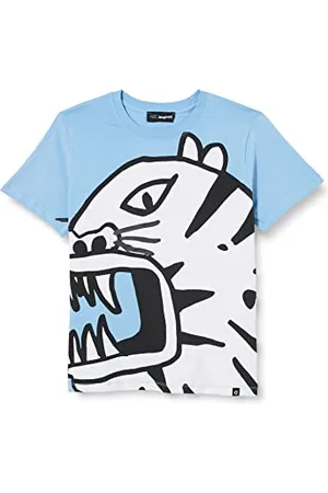 Desigual Boys TS_MILAGROSA T-Shirt, Blue, 5/6