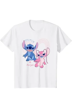 Disney Kinder Lilo & Stitch Angel Retro Hawaii T-Shirt