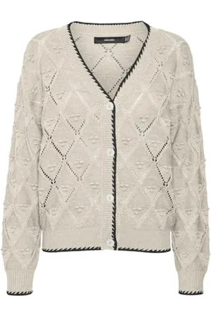 VERO MODA VMJULIAN LS V-Neck Cardigan GA Boo