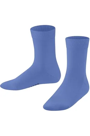 Falke Unisex Kinder Socken Family K So nachhaltige Baumwolle einfarbig 1 Paar, , 27-30