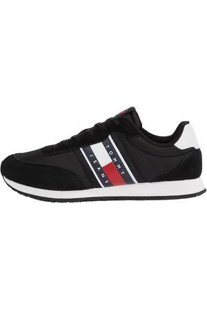 Tommy Hilfiger Herren Runner Sneaker Sportschuhe, (Black), 45