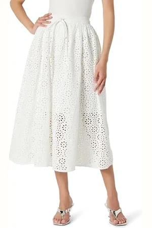THE DROP Giorgi Lace Full Skirt Rock, , M