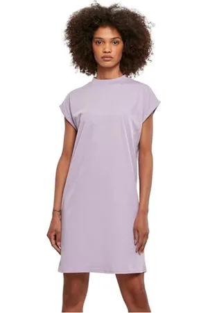 Urban classics Damen Ladies Turtle Extended Shoulder Dress Kleid, , XL EU