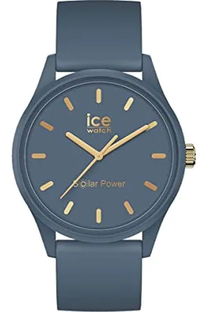 Ice-Watch ICE solar power Artic blue - Blaue Damenuhr mit Silikonarmband - 020656 (Medium)
