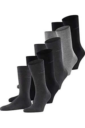 ESPRIT Herren Socken Solid-Mix Multipack M So Baumwolle einfarbig 5 Paar, , 40-46