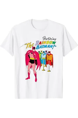 DC Comics Originals The Batman Comic Cover Rainbow Batman T-Shirt