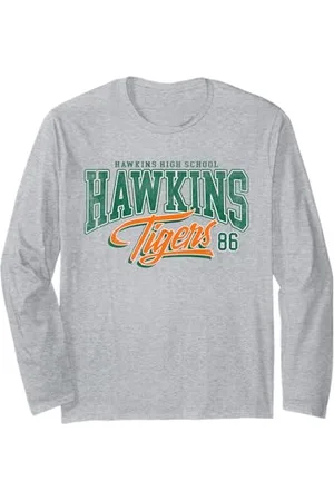 Stranger Things Hawkins Tigers 86 Langarmshirt