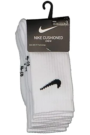 Nike Unisex UN0013-001_OS Socken, Weiß/Schwarz, Einheitsgröße