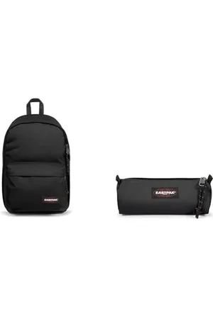 Eastpak BACK TO WORK Rucksack, 27 cm, 27 L, Black & BENCHMARK SINGLE Federmäppchen, 21 cm Black