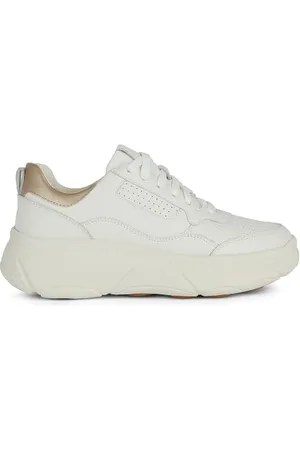 Geox Damen D Nebula 2.0 X B Sneaker, White, 40 EU