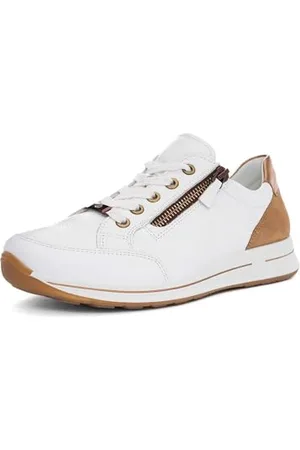 ARA Damen Osaka Sneaker, Weiss,Biscuit,Whisky, 40 EU Weit