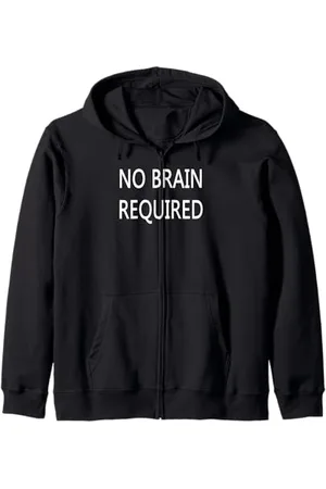 Buy Cool Shirts Kein Gehirn erforderlich Lustiger Kinderspiel Kapuzenjacke