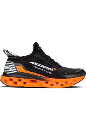K-Swiss Herren IMPLS Trnr X MCLAREN Sneaker, Black/Papaya, 46 EU