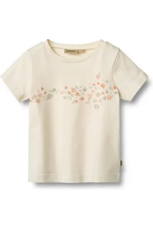 WHEAT Mädchen T-Shirt S/S Print Tessa GOTS Zertifiziert