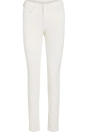 VILA Visarah Rw Skinny Jeans White Emy-Noos
