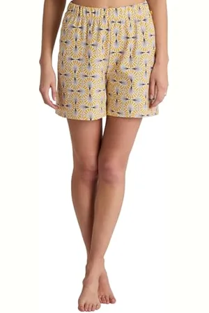 Calida Favourites Shorts Damen, aus Bio Baumwolle, weich, pflegeleicht, elastischer Hosenbund mit Rücktasche