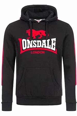 Lonsdale London Herren Kapuzensweatshirt Normale Passform LANGWELL XL 117356