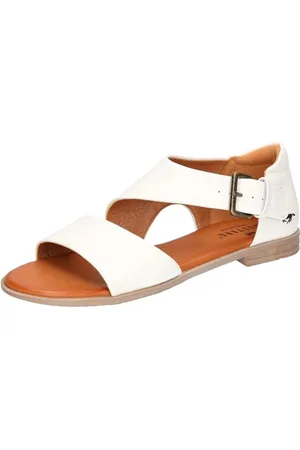 Mustang Damen 1388-810 Sandale, Weiss, 38 EU