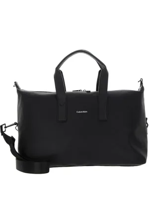 Calvin Klein Herren Weekender Reisetasche Ck Must Pique Handgepäck, (Ck Black), Einheitsgröße