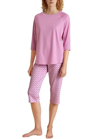 Calida Daylight Dreams 3/4-Pyjama Damen, aus 100% Baumwolle