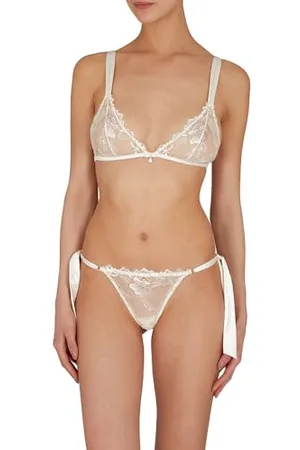 Emporio Armani Damen Triangle+Thong Dessous-Set, , XL