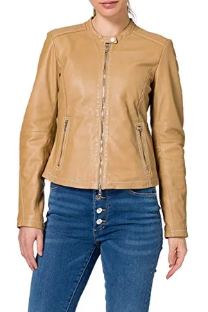 Freaky Nation Damen Emellie-FN Lederjacke, , XL