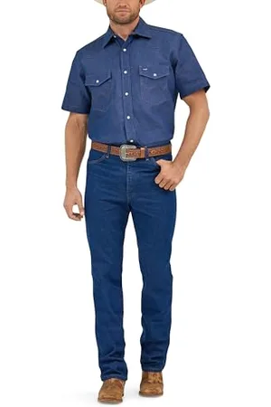 Wrangler Herren Cowboy Cut Western Two Pocket Kurzarm Snap Arbeitsshirt, , XX-Large