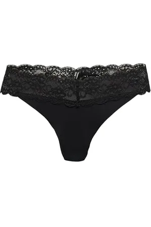 ONLY Damen Onlchloe Lace Thong Noos Acc, Black, s
