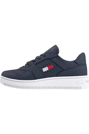 Tommy Hilfiger Herren Cupsole Sneaker Schuhe, Blau (Dark Night Navy), 45