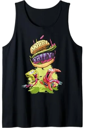 Spongebob Sponge Bob - Schwammkopf Patrick Star Krabby Patty Tank Top