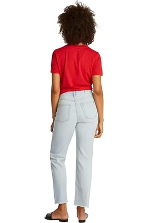 Tommy Hilfiger Damen Jeans Hose Classic Straight Sky Knöchelfrei, Weiß (Sky), 30W/33L