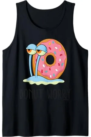 Spongebob Sponge Bob - Schwammkopf Donut Worry Gary Retro Tank Top